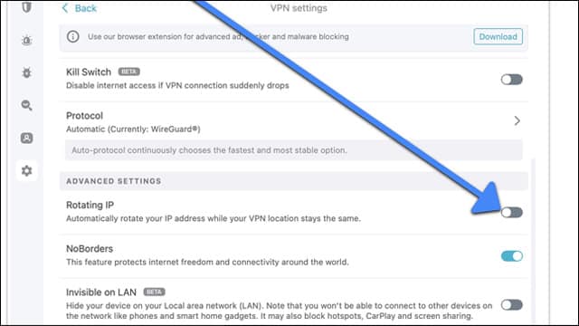 ما-فائدة-ميزة-Rotating-IP-في-بعض-برامج-VPN 