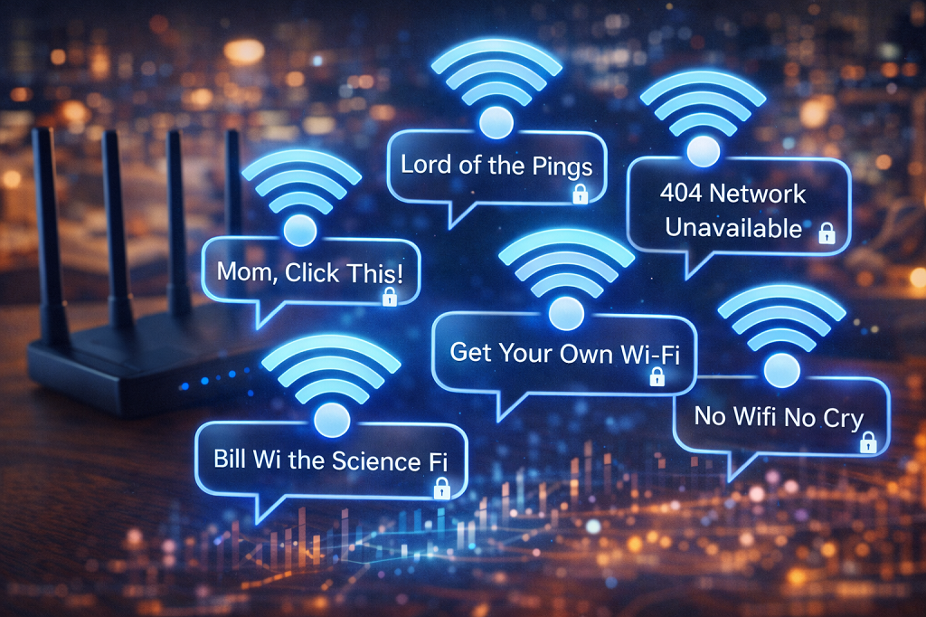 أفضل 200 اسم مضحك لشبكات الواي فاي لعام 2026 عربي وإنجليزي