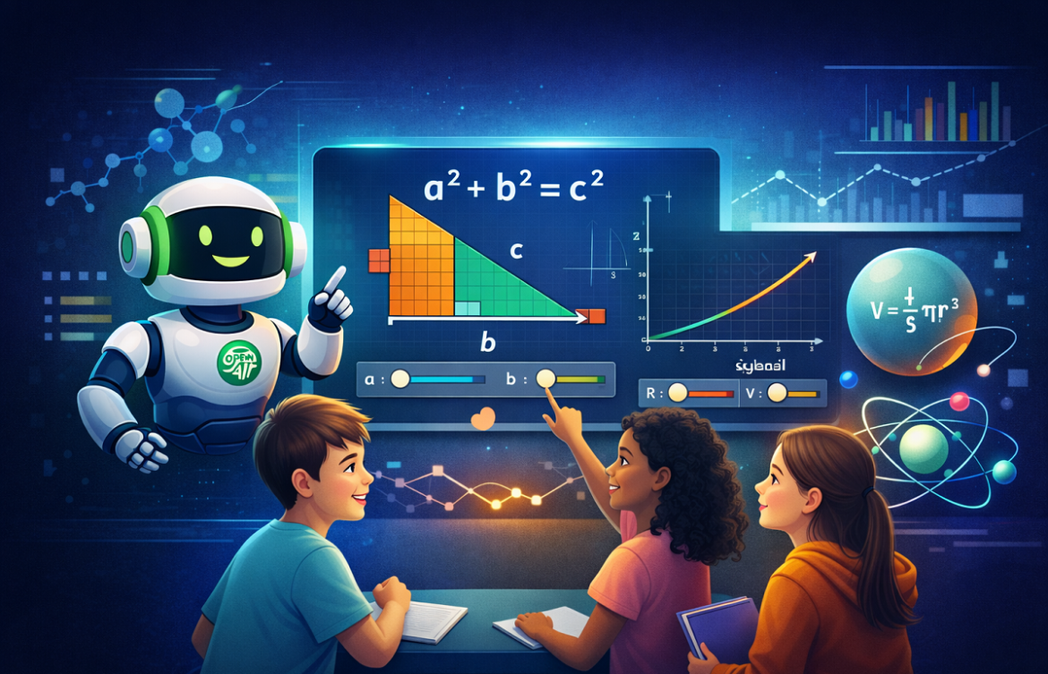 كيف يساعد ChatGPT الطلاب على فهم الرياضيات والعلوم؟