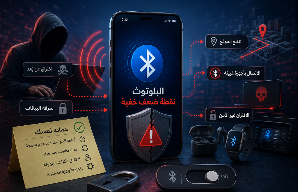 ثغرات البلوتوث في الهواتف الذكية: كيف تحدث وكيف تحمي نفسك؟
