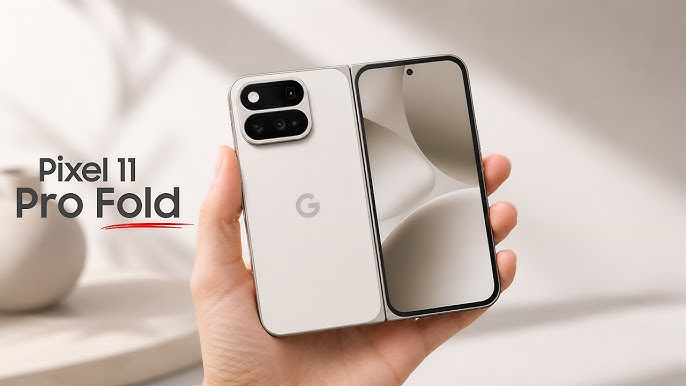 هاتف Pixel 11 Pro Fold القابل للطي في مؤتمر جوجل اليوم في أغسطس 2026
