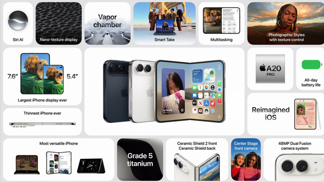 أهم ما أعلنت عنه آبل: هاتف iPhone Duo القابل للطي وسلسلة iPhone 18 Pro سعر ومواصفات iPhone Duo القابل للطي